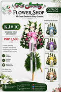 KJ#1C – Blushing Grace Sympathy Standing Spray
