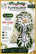 KJ#59 – Serene White Standing Sympathy Spray